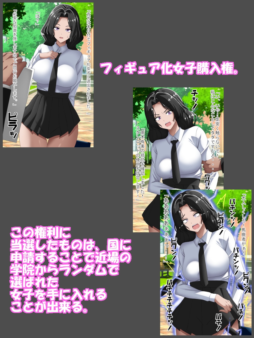 フィギュア化女子購入権