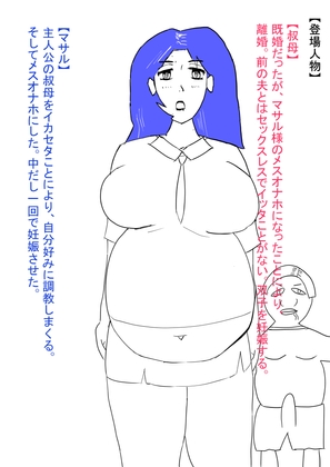 叔母が犯され、雌オナホにされる。ボテ編