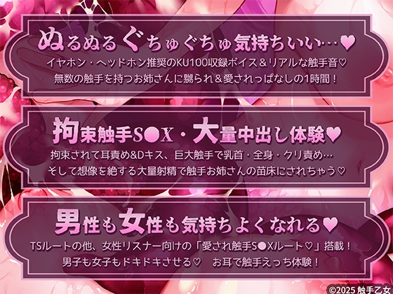 【触手責め体験】お耳で触手えっち～理想のお姉さんの苗床編