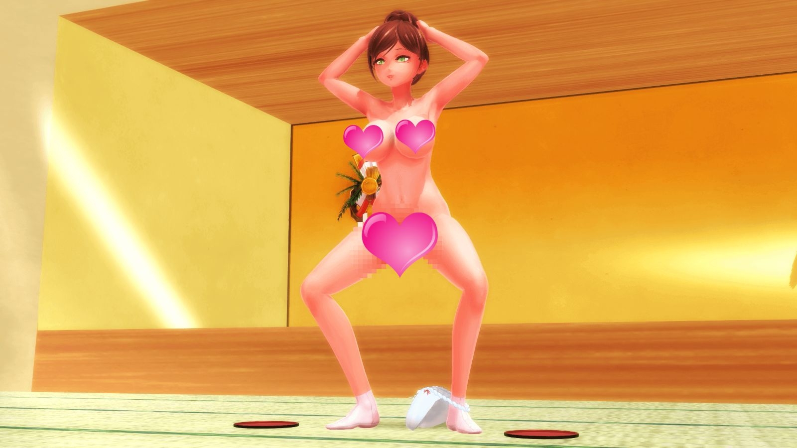 【ふたなり淫語】女将さんのふんどしチンプラ接待(応援版)