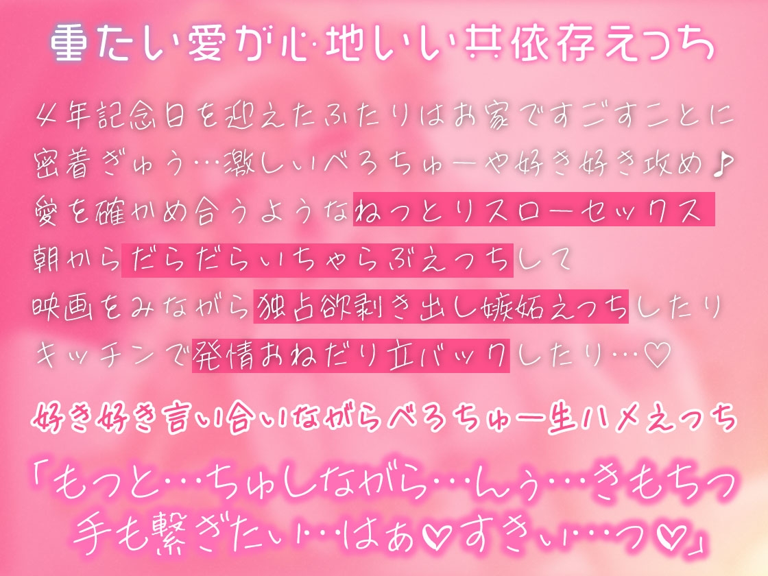 【75分無料公開♪】キスハメ共依存性活~溺れるくらい激しいキスでヤバいほど愛してくれる彼女~