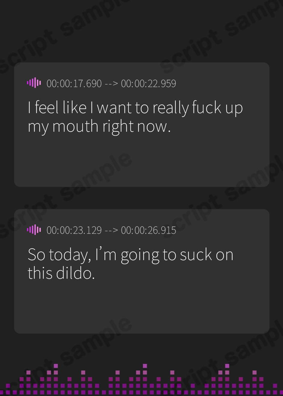 【英語版】【オナサポ】天使の口淫!同人声優餅々めぅ「生理明けに極太バイブを喉奥フェラチオ」【餅々めぅ】