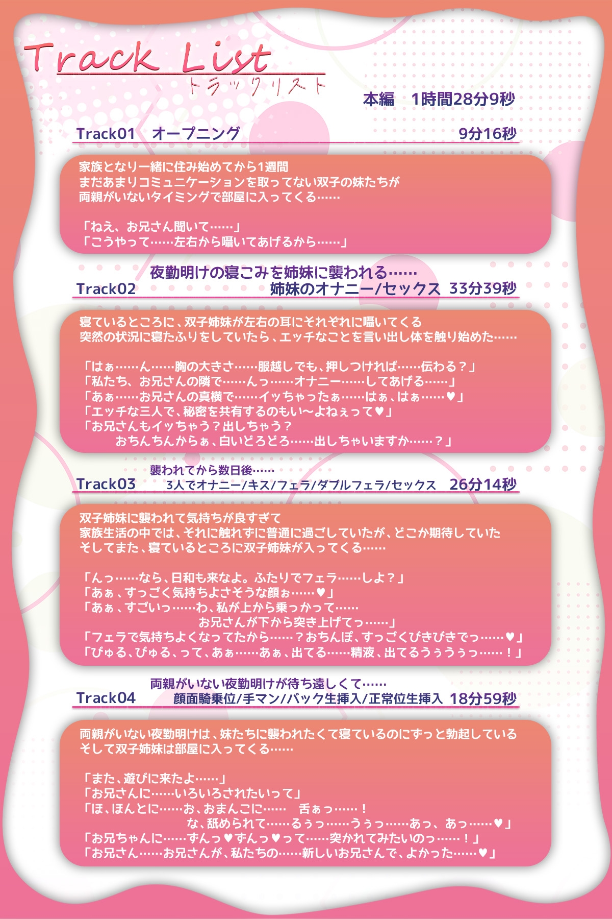 ✅10日間限定スペシャル特典同梱✅エッチな双子姉妹は義兄と仲良くなるためにセックスをしたがる【男性受け】