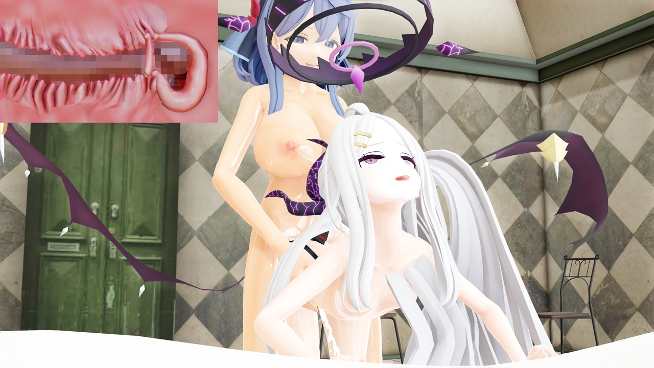 ヌける!ふたなりレズSEXムービー集ブルアカ編vol.02ヌルテカアコ×ヒナ