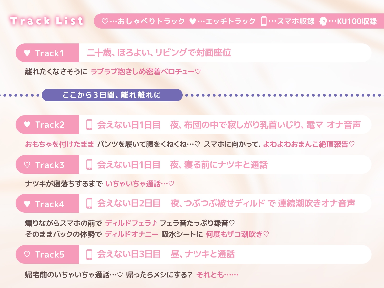 【生スマホ収録】生意気ナツキ(20)性欲増長中♪ ～出先で届く、ボーイッシュ彼女の生オナ音声♪ 寝バックで仕返し、低イキボイス強○録音♪～