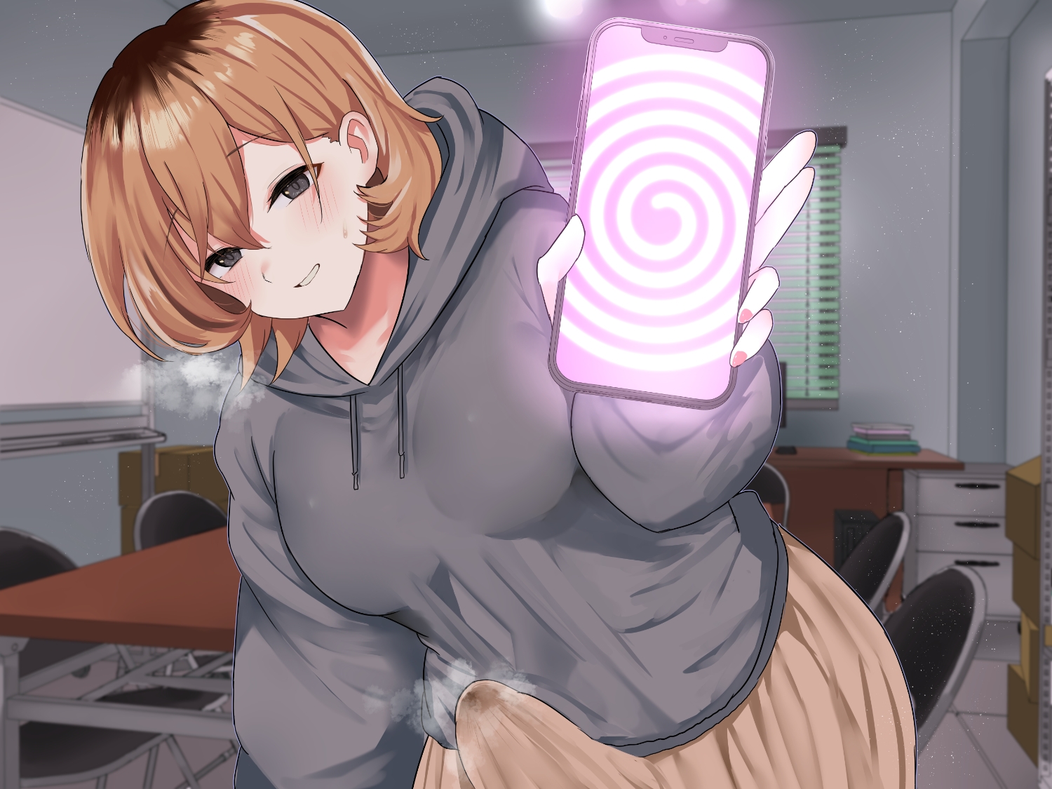 ふたなりの後輩に催○を掛けられて…?
