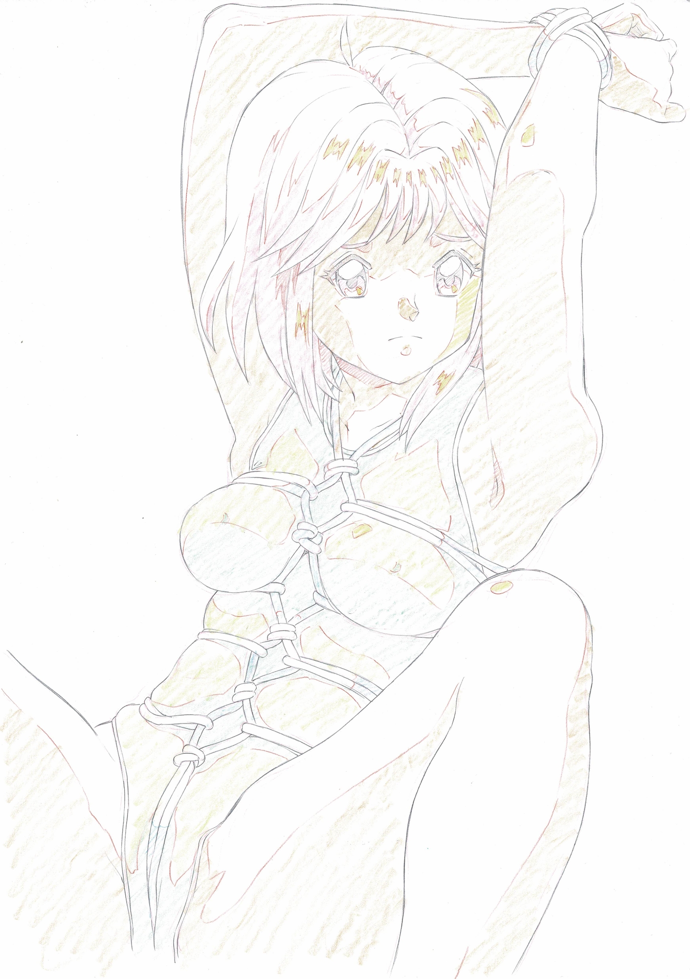 とき◯モ 1&2 ヒロイン緊縛イラストらふ原画集