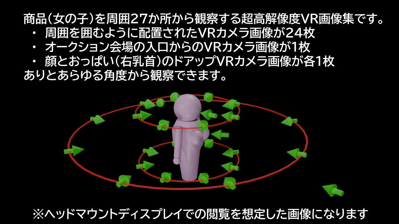 闇オークションで品定め ～商品No1 陽菜～