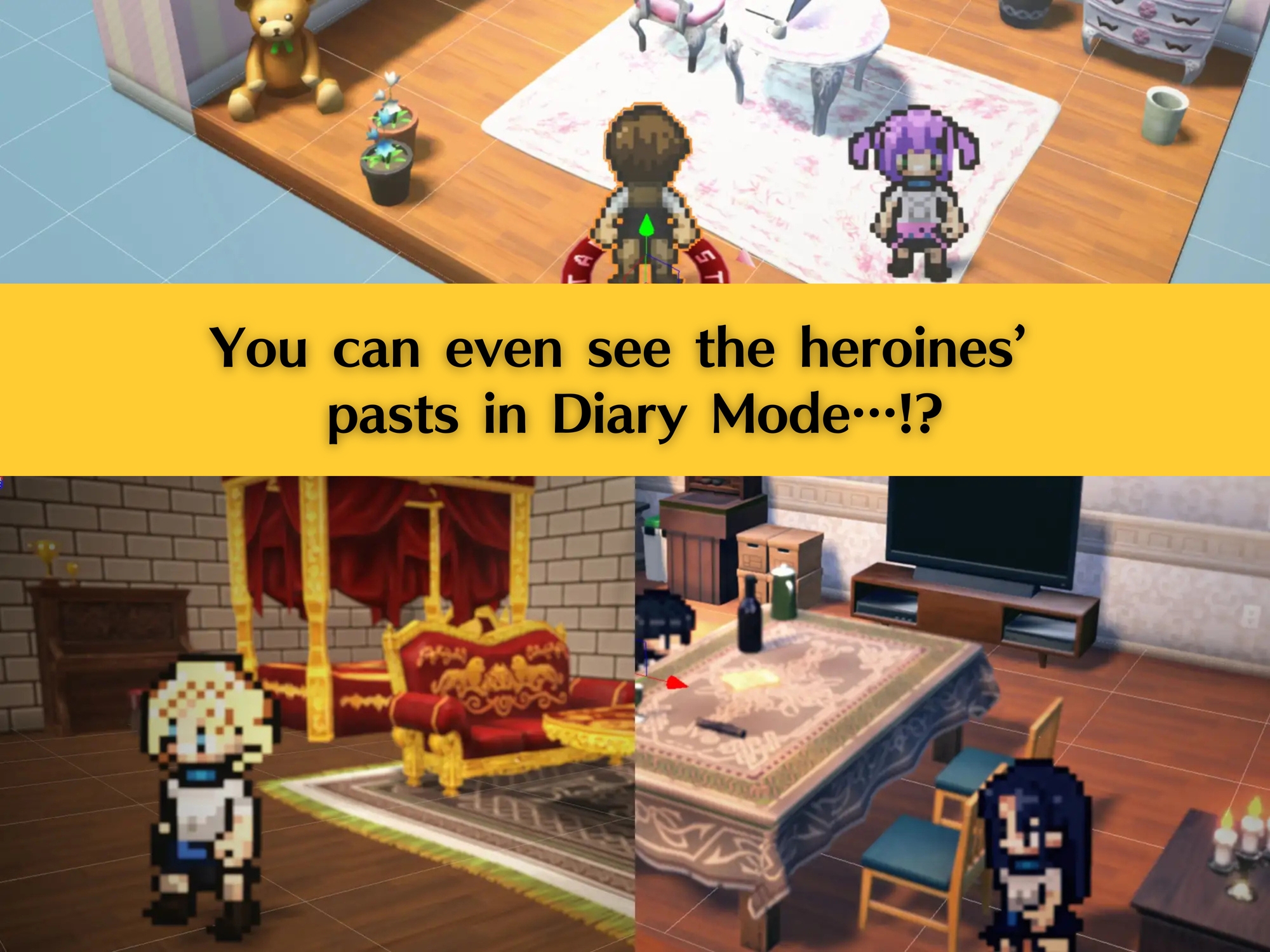 [ENG TL] Isekai Beach [Live 2D! Run from Horny Girls!]