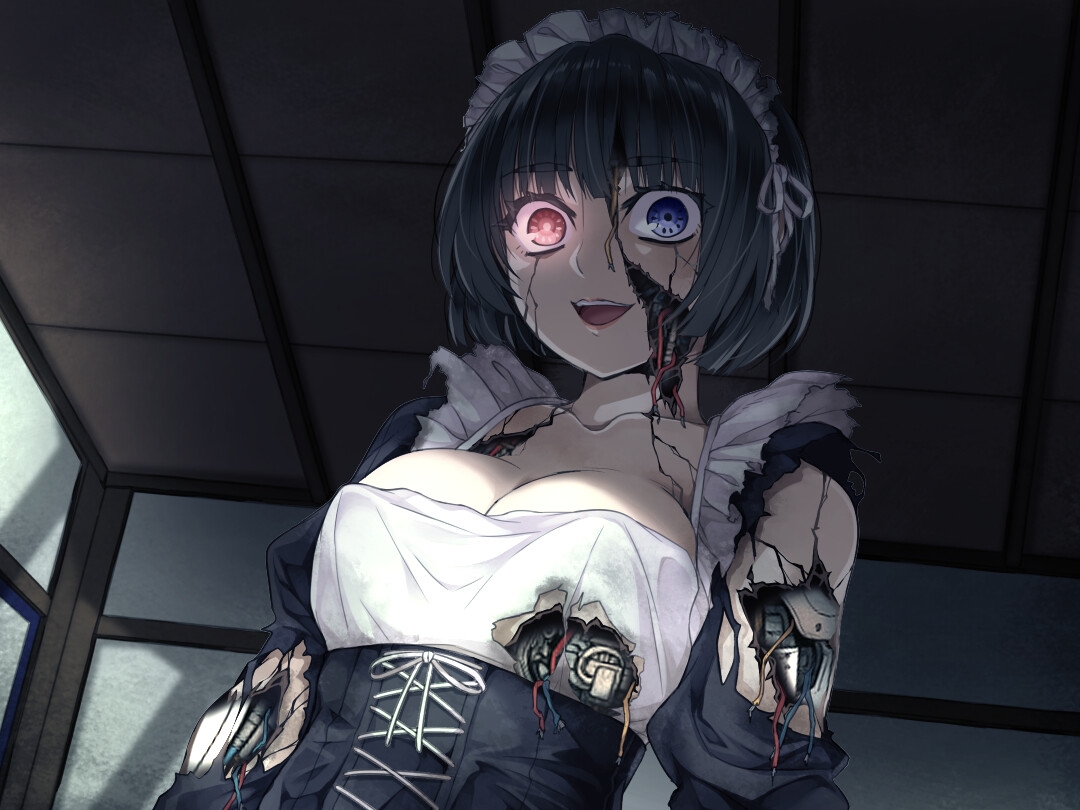 【KU100】壊れたので捨てたセクサロイドが何度も戻ってきては陵○してくる【ホラー/アンドロイド/強○ご奉仕】