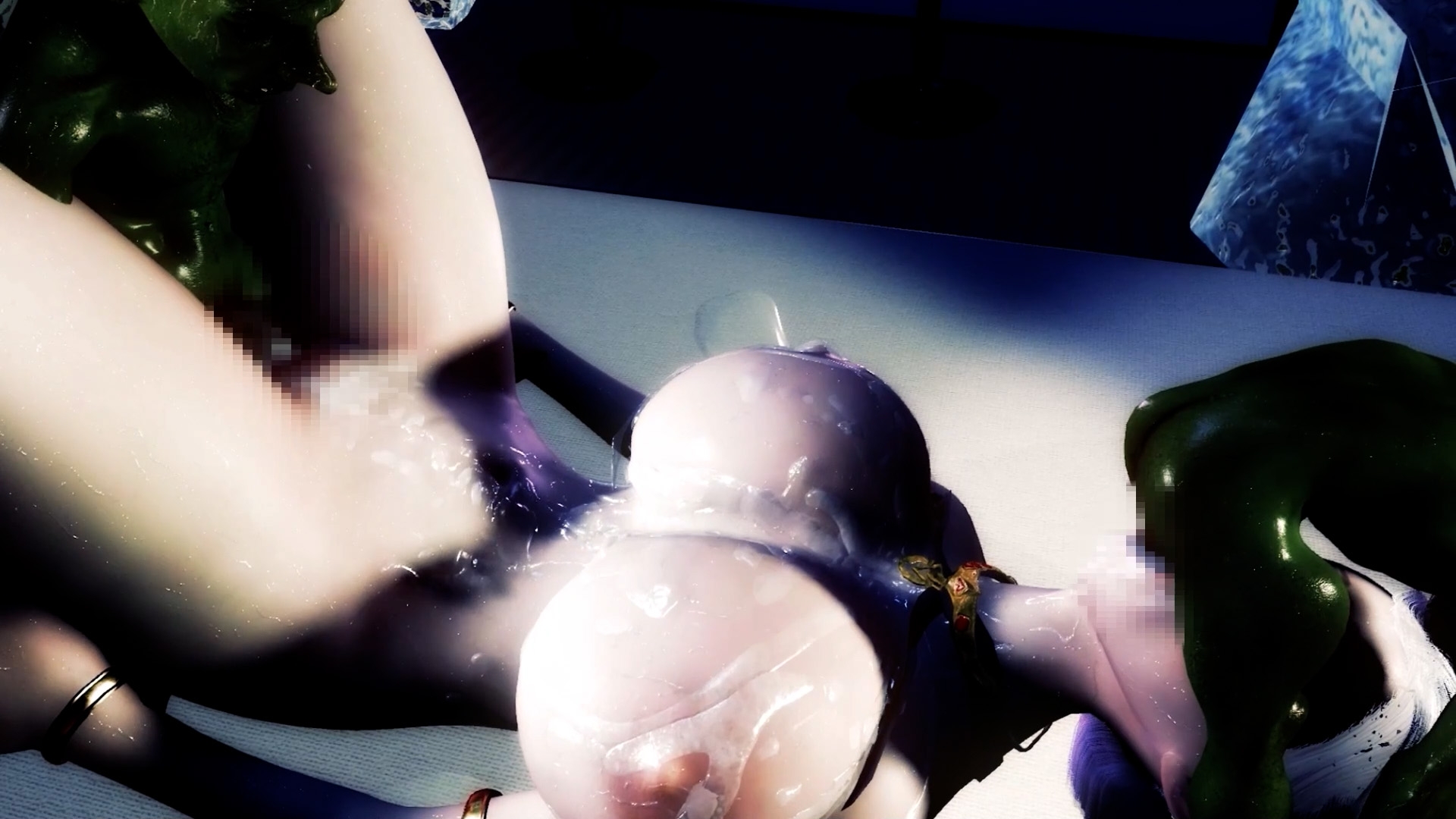 [NTR Orc] A busty lady and her mistress. The two who pledged their love to each other are violated by orcs.