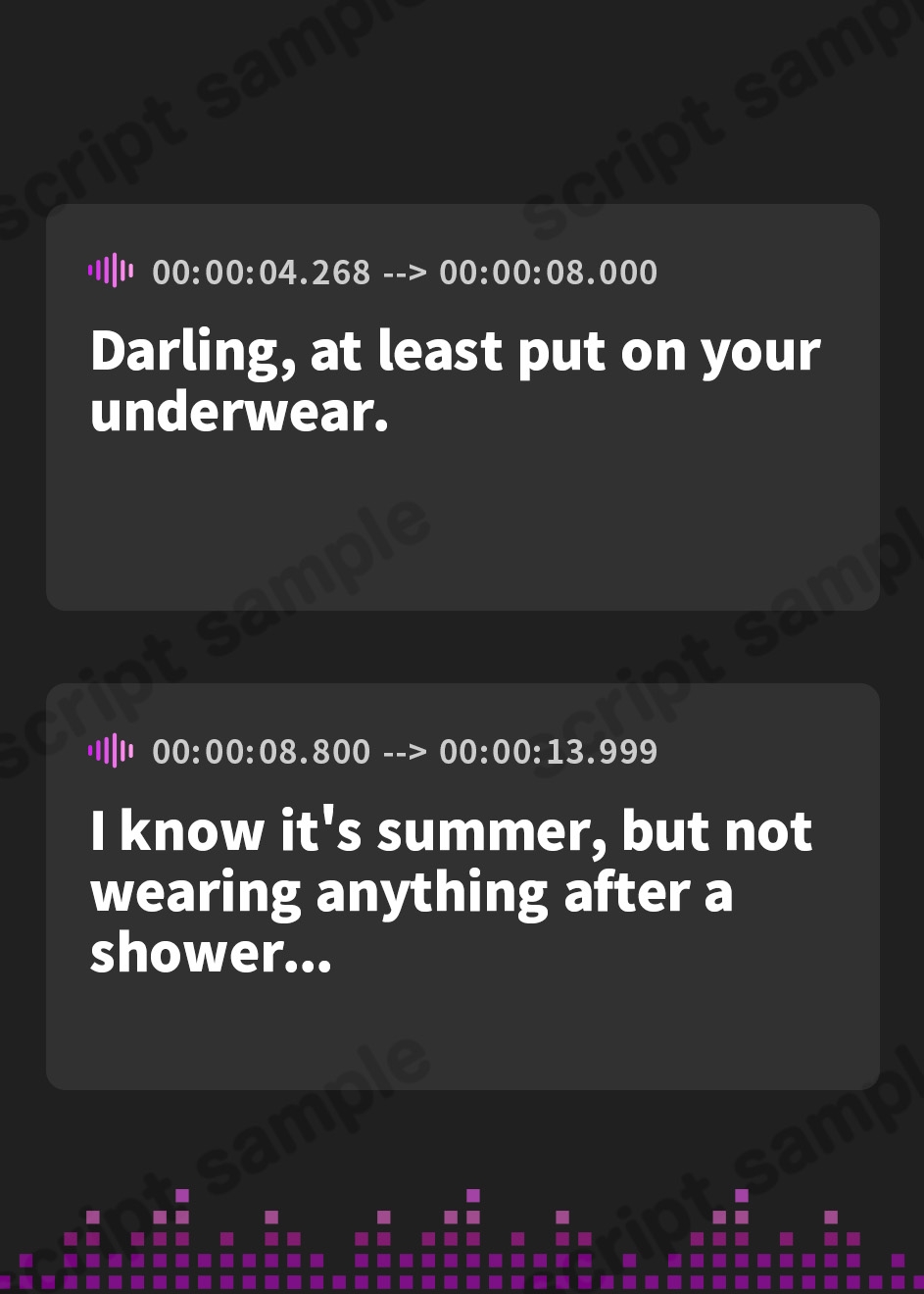 【英語版】ささやき彼女 夏子