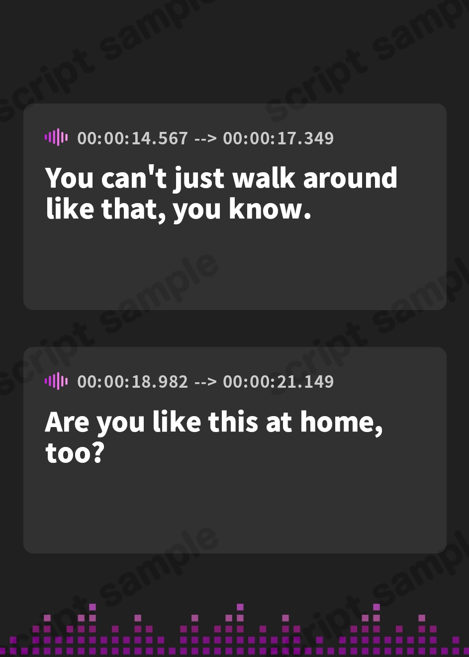 【英語版】ささやき彼女 夏子