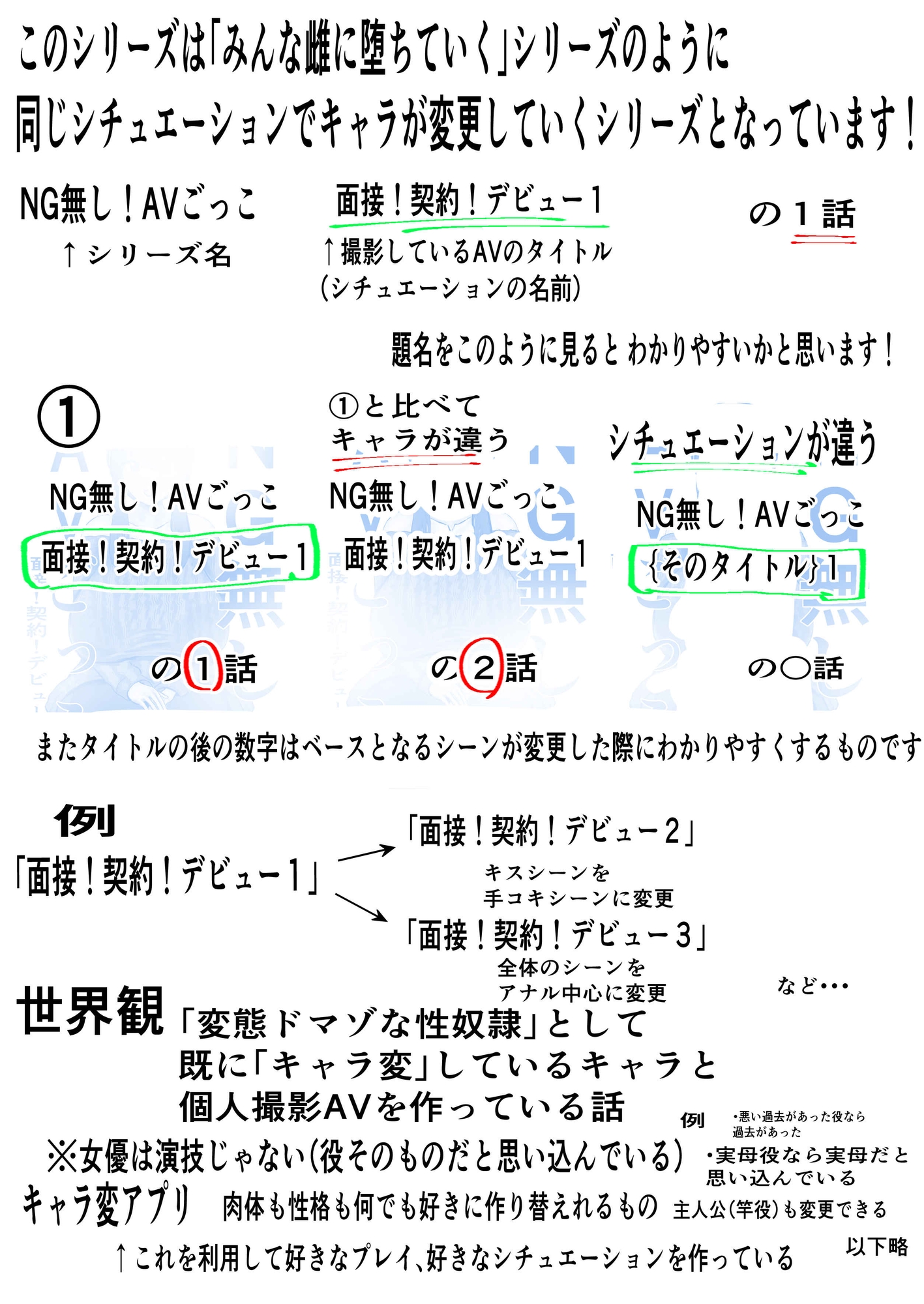 NG無し!AVごっこ面接!契約!デビュー1の1話