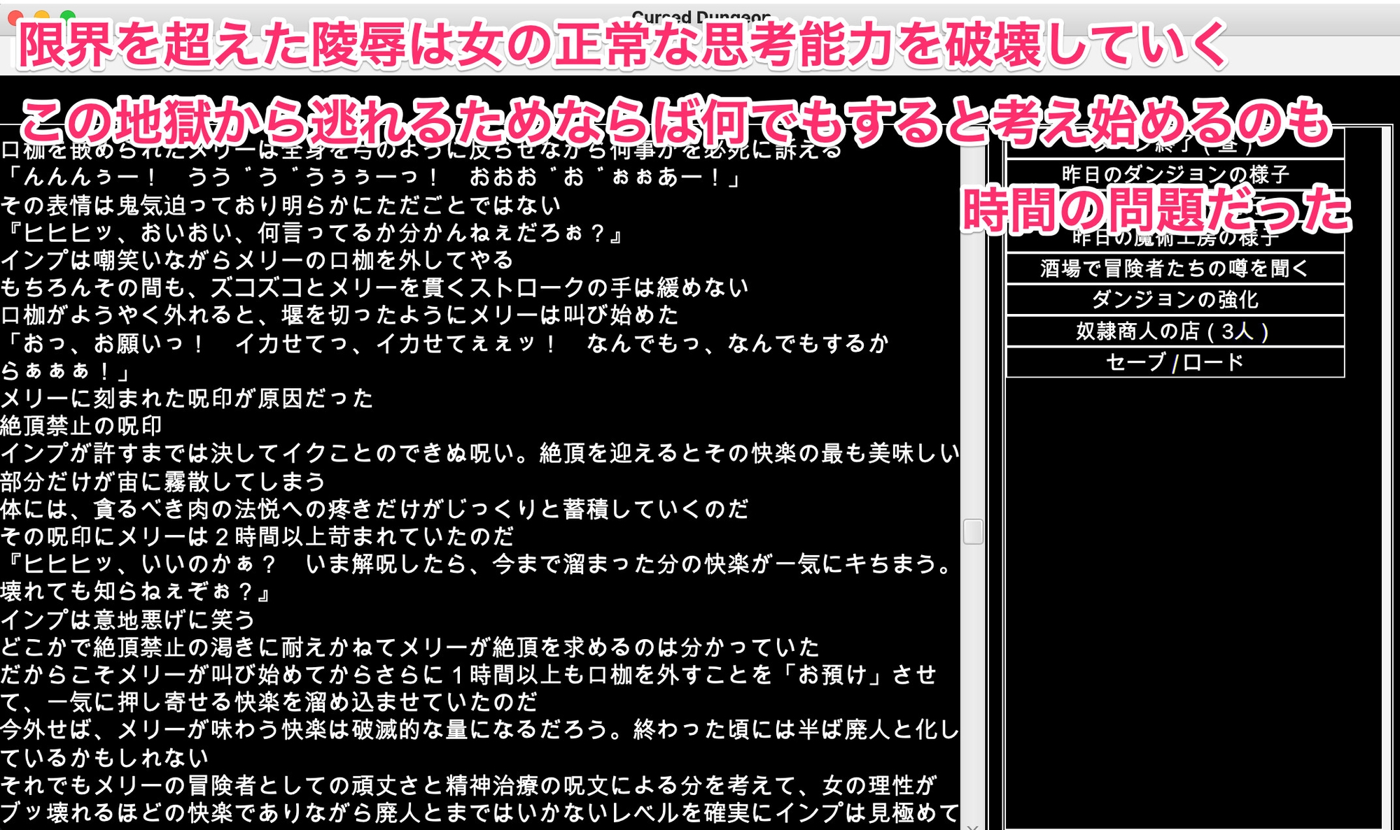 幻想魔物姦蹂躙迷宮〜敗北女傑の堕ちゆくさきは底のない闇の奥〜