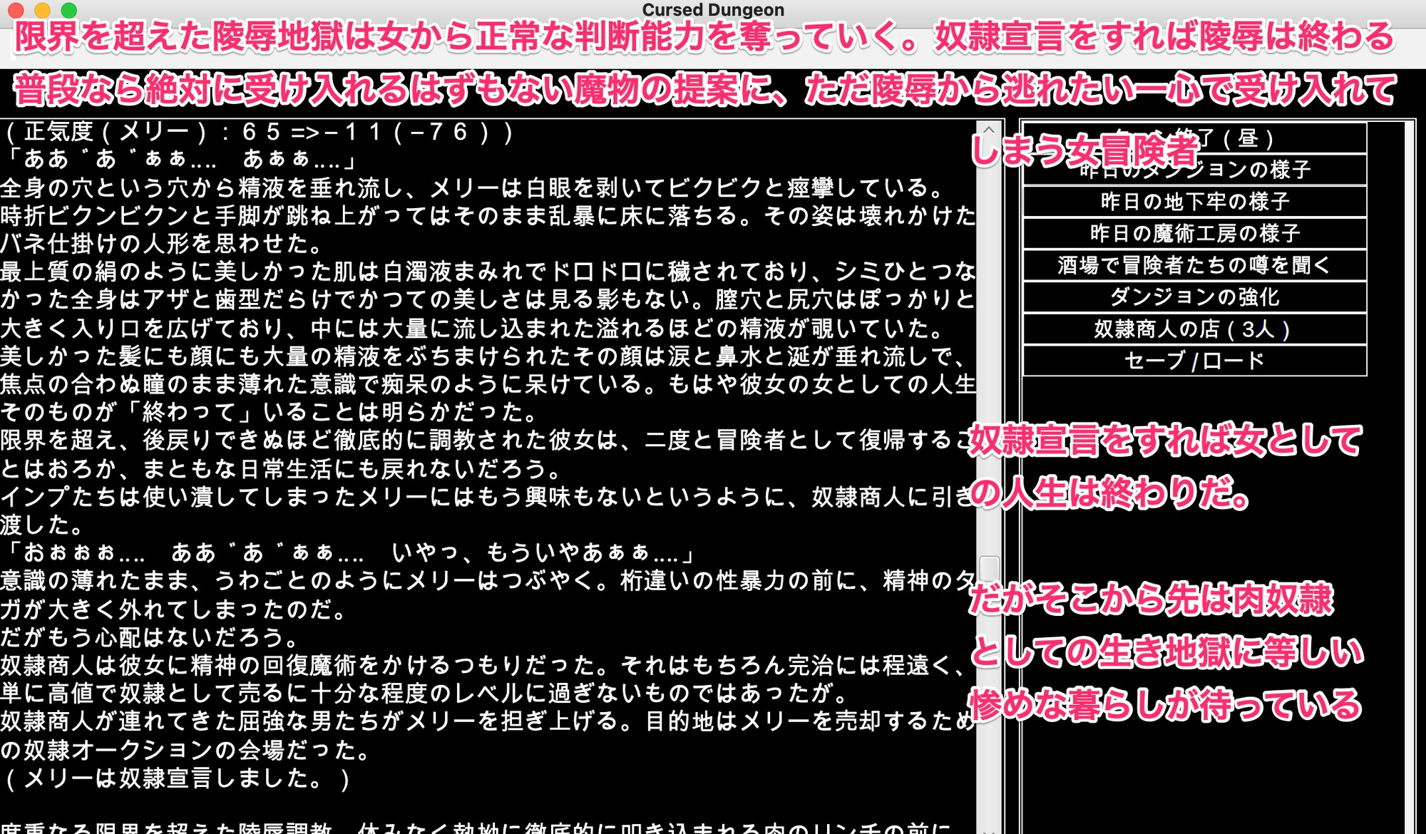 幻想魔物姦蹂躙迷宮〜敗北女傑の堕ちゆくさきは底のない闇の奥〜