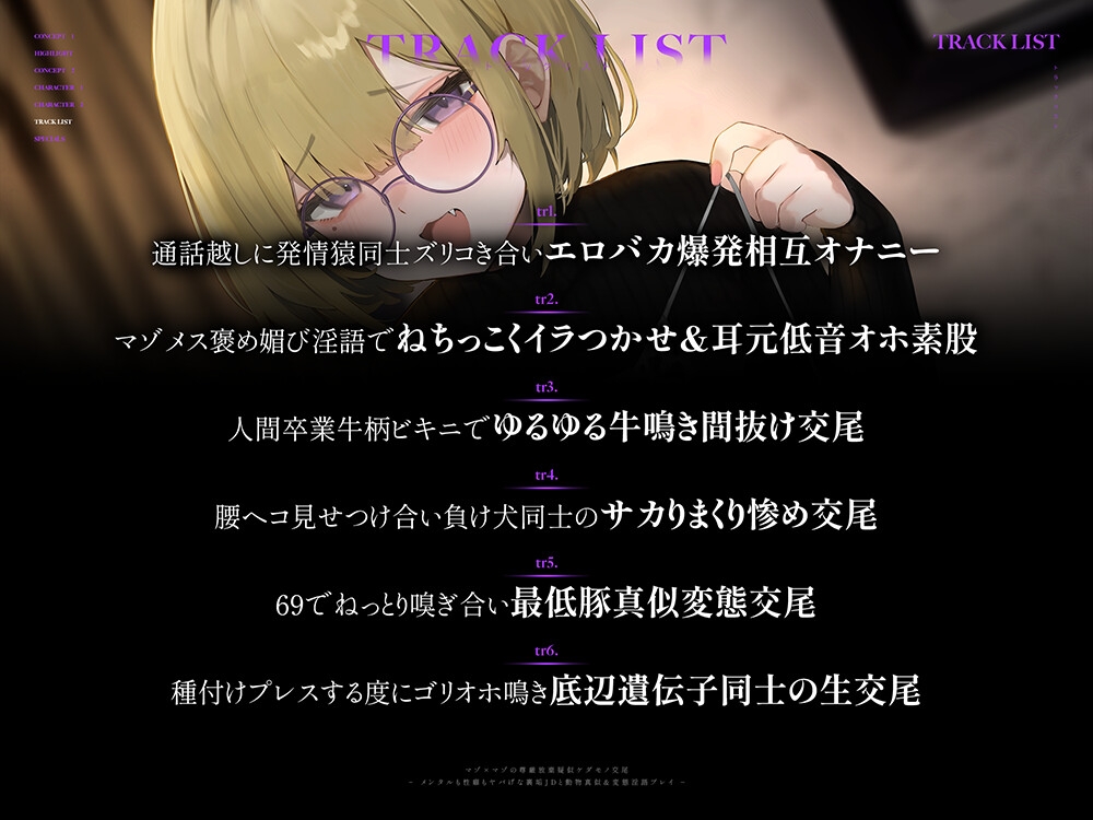 マゾ×マゾの尊厳放棄疑似ケダモノ交尾 -メンタルも性癖もヤバげな裏垢JDと動物真似&変態淫語プレイ-