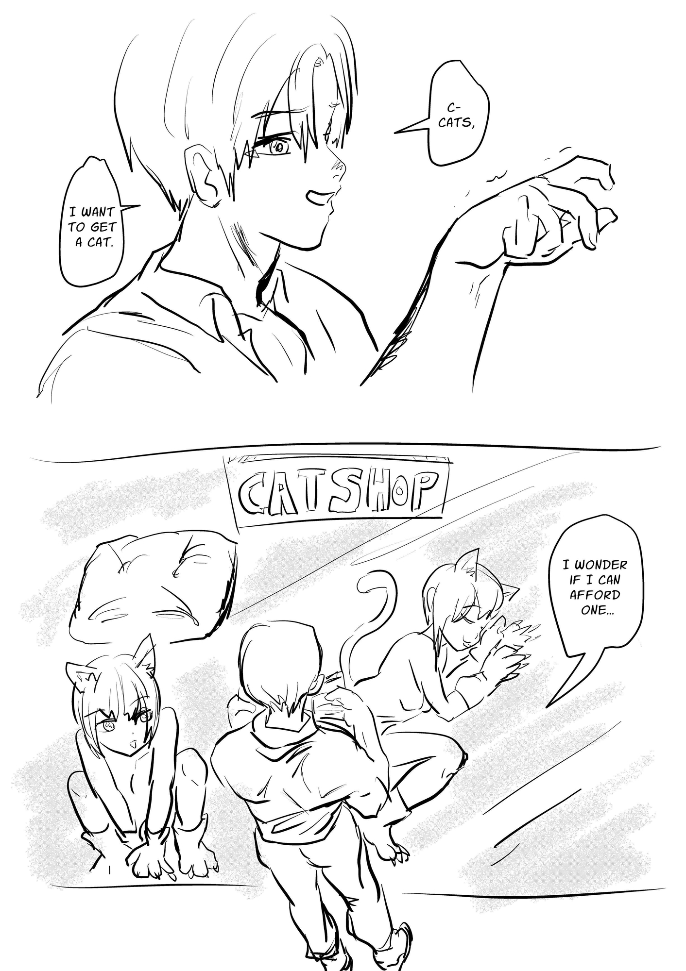 【英語版】白いのもっと飲みたいニャン