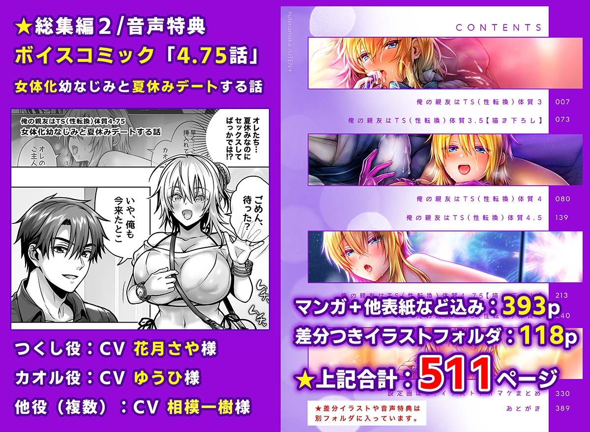 俺の親友はTS(性転換)体質 総集編2