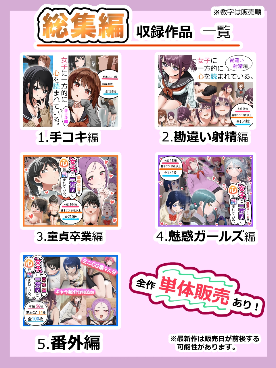 女子に一方的に心を読まれている。総集編