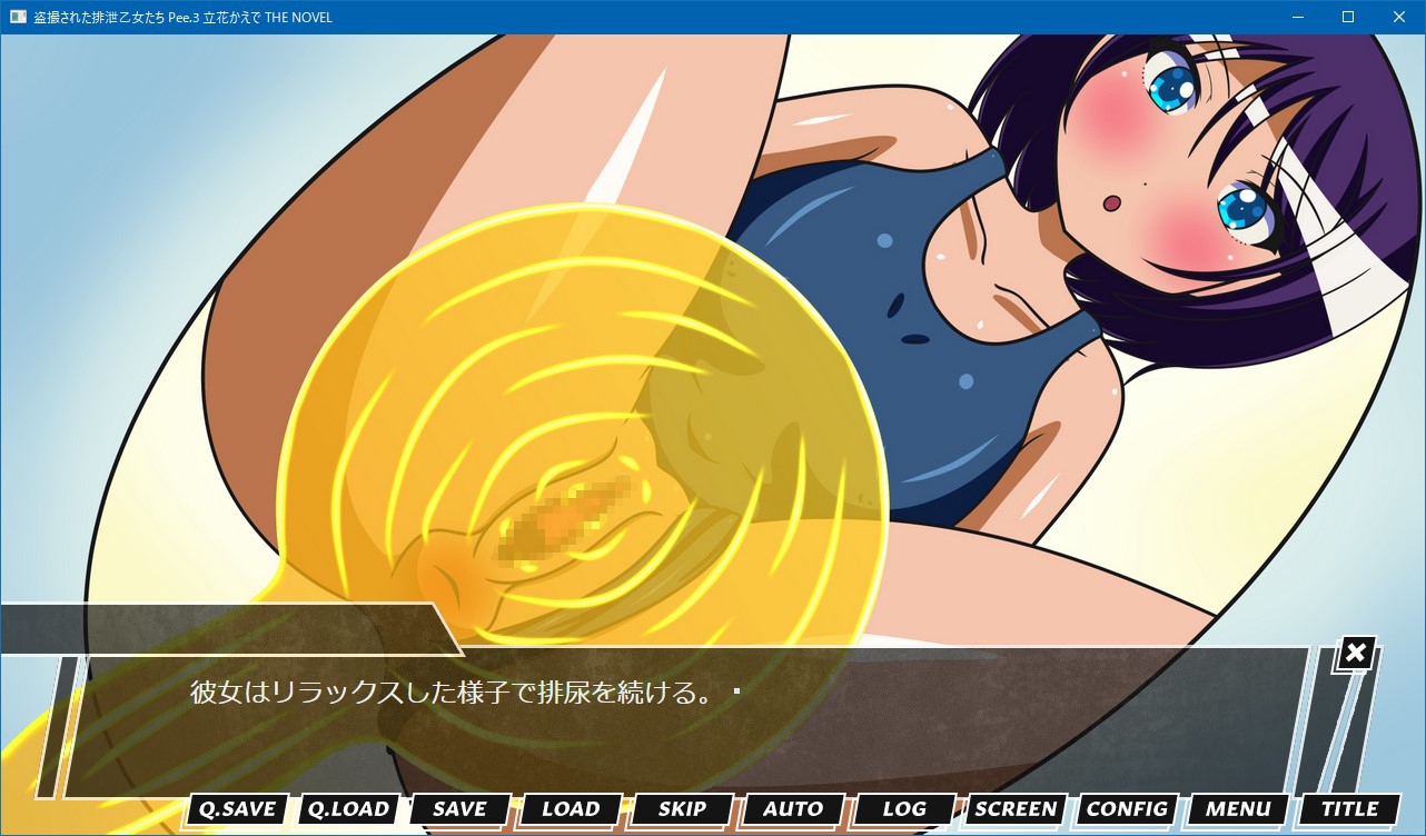 盗撮された排泄乙女たち Pee.3 立花かえで THE NOVEL