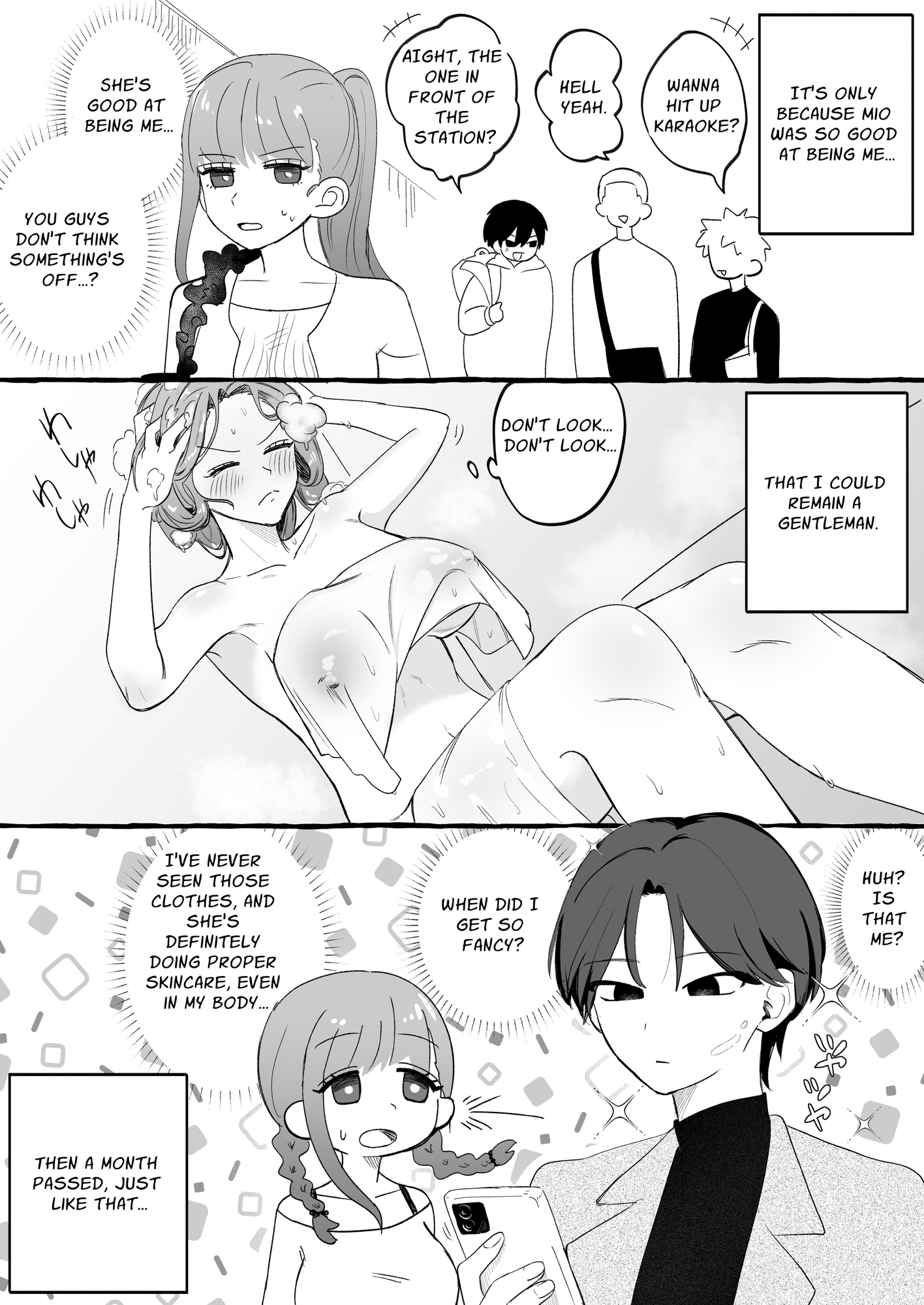 【英語版】入れ替わりが解けたら俺の体が開発済みでした