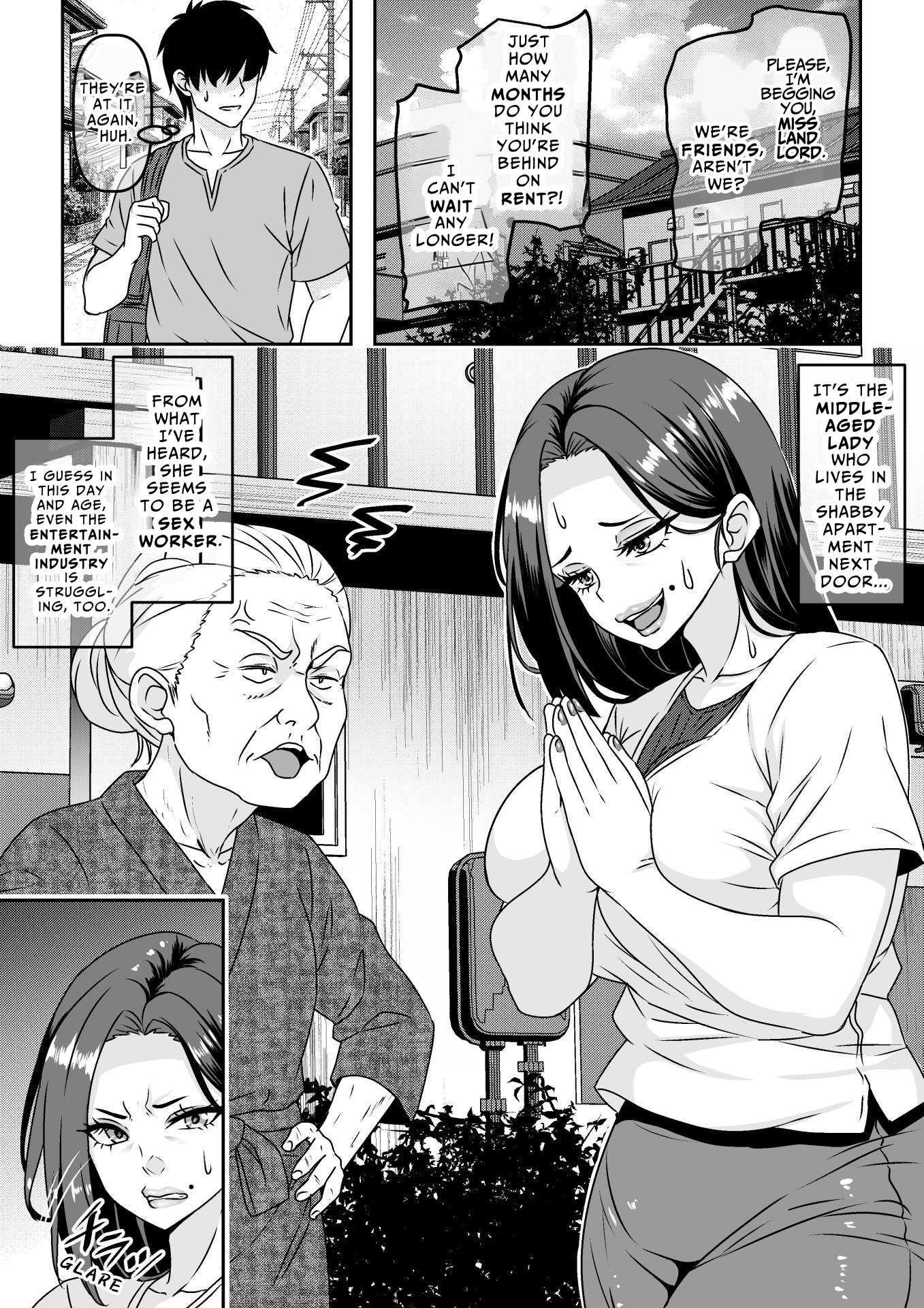 【英語版】俺が性豪なのを知らずに月1万でヤリ放題のサブスク契約を結んでしまった不人気風俗嬢おばさん