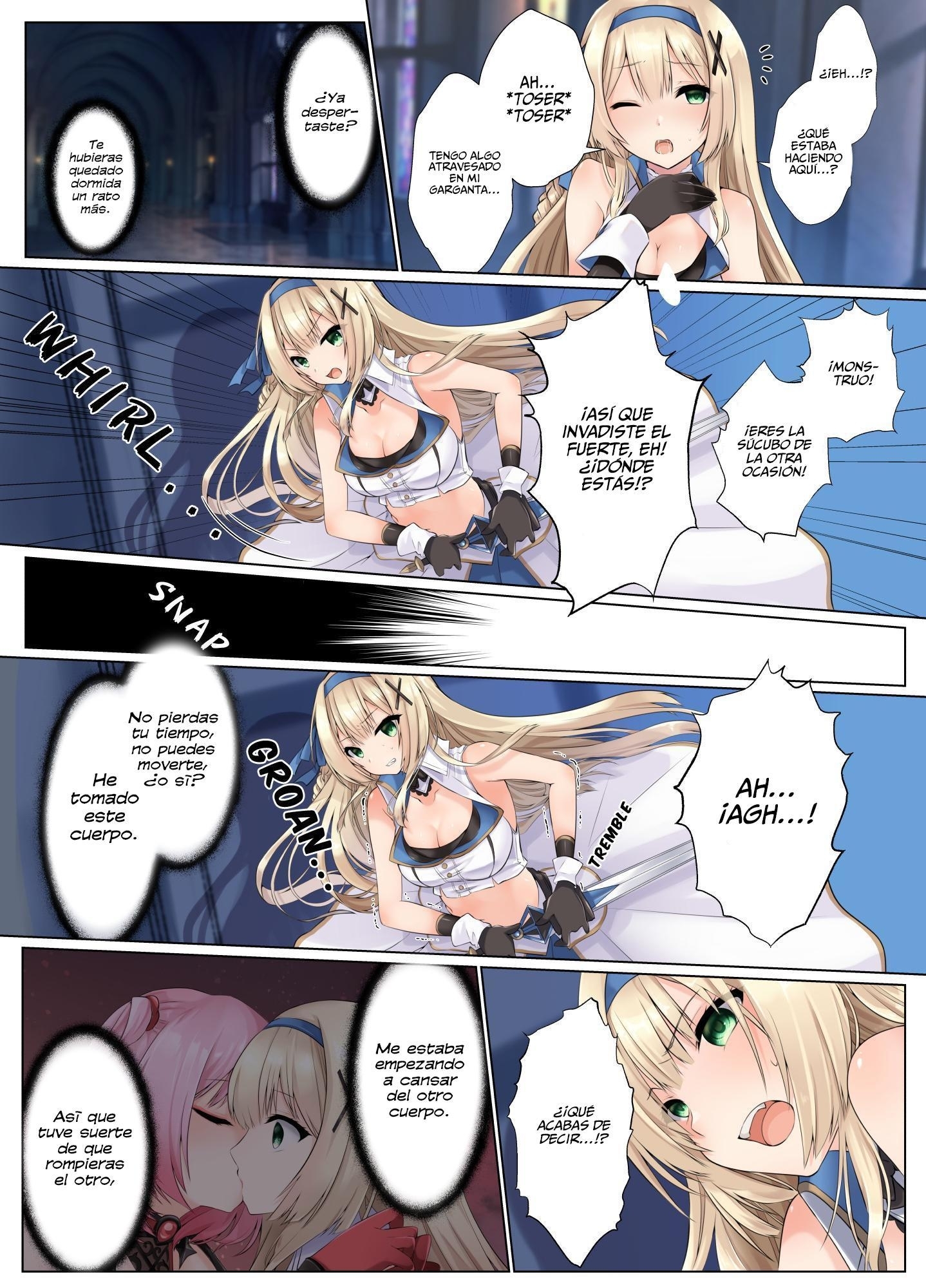 【スペイン語版】フェードイン・サキュバス ―サキュバスに身体を乗っ取られ弄ばれる姫騎士物語―