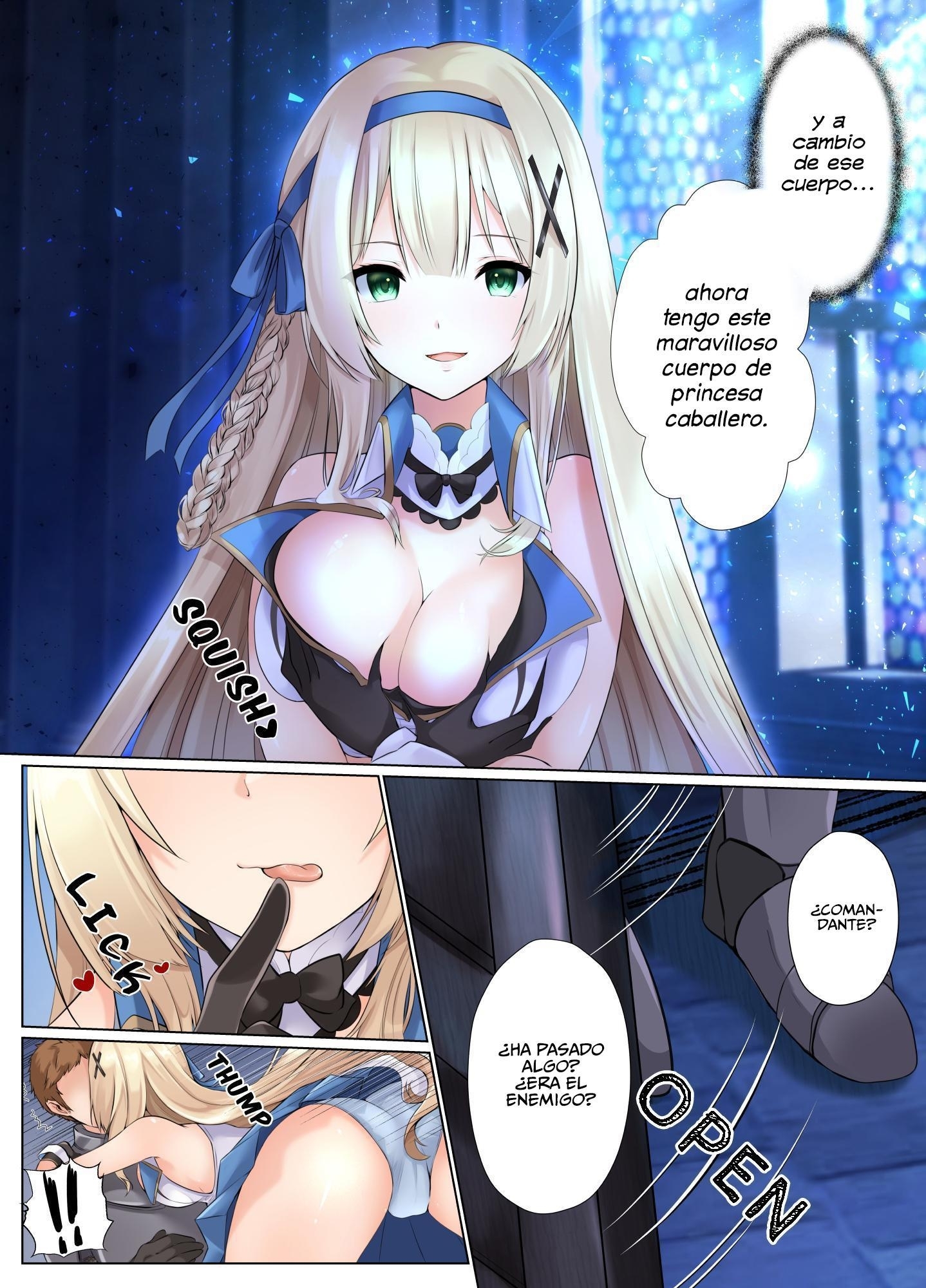 【スペイン語版】フェードイン・サキュバス ―サキュバスに身体を乗っ取られ弄ばれる姫騎士物語―