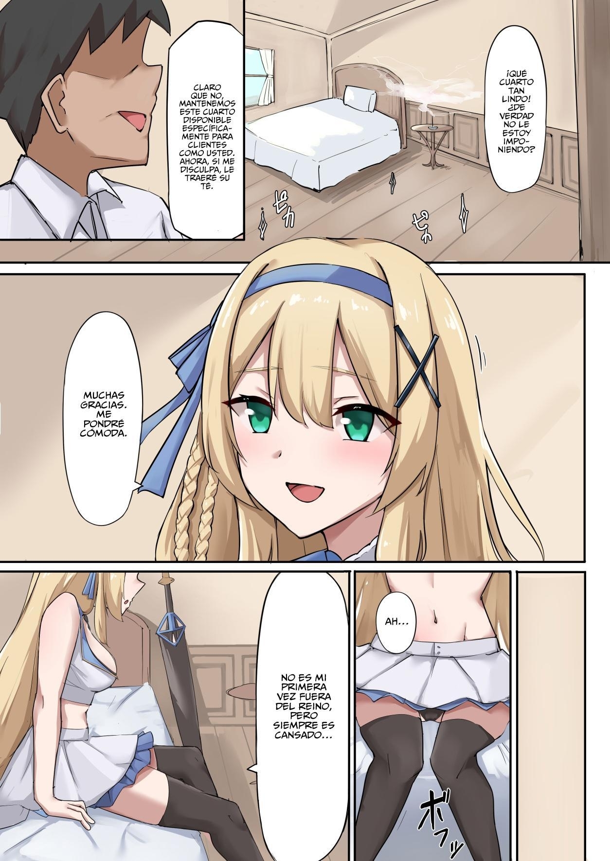 【スペイン語版】プリンセス・パラノイア ―悪徳店主に催○薬を飲まされて逆バニーでご奉仕する姫騎士物語―