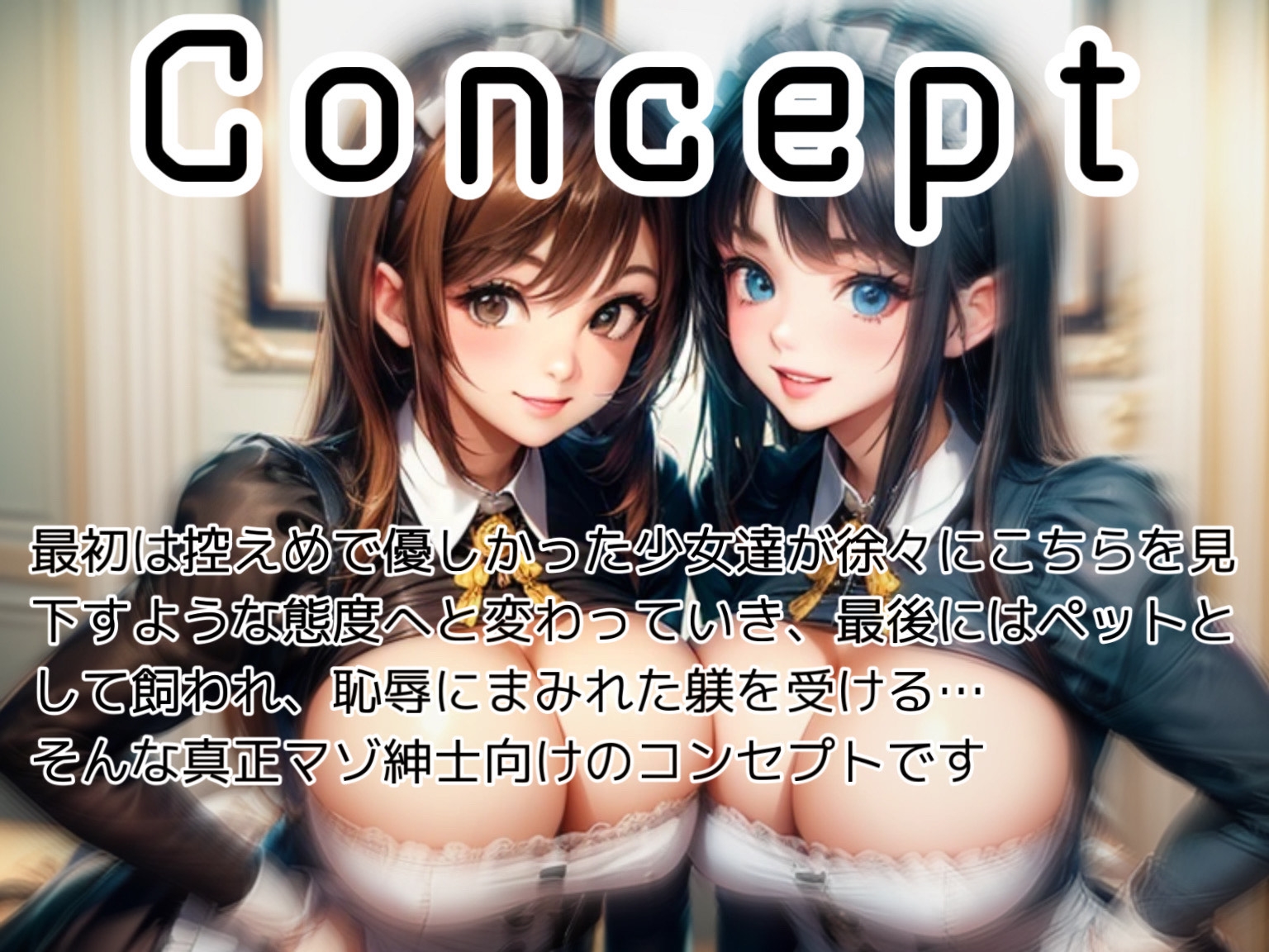 意地悪メイドの○リコンご主人様イジメ