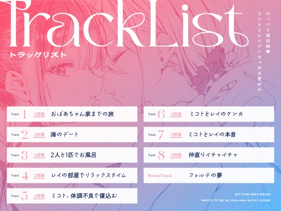 【14日間限定5大特典】がっつり猫目線♡ミコトとレイのいちゃあま夏休み【CV:高野麻里佳&広橋涼】