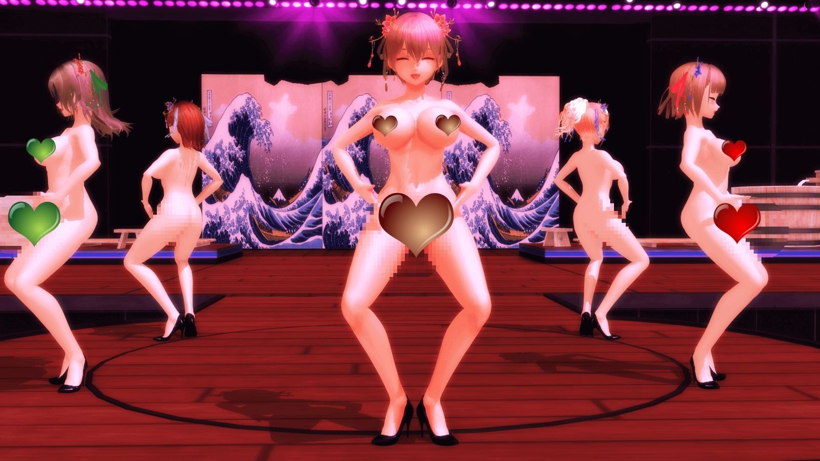 【ふたなりダンス】「花魁エクササイズ」ふたなり版(通常版)