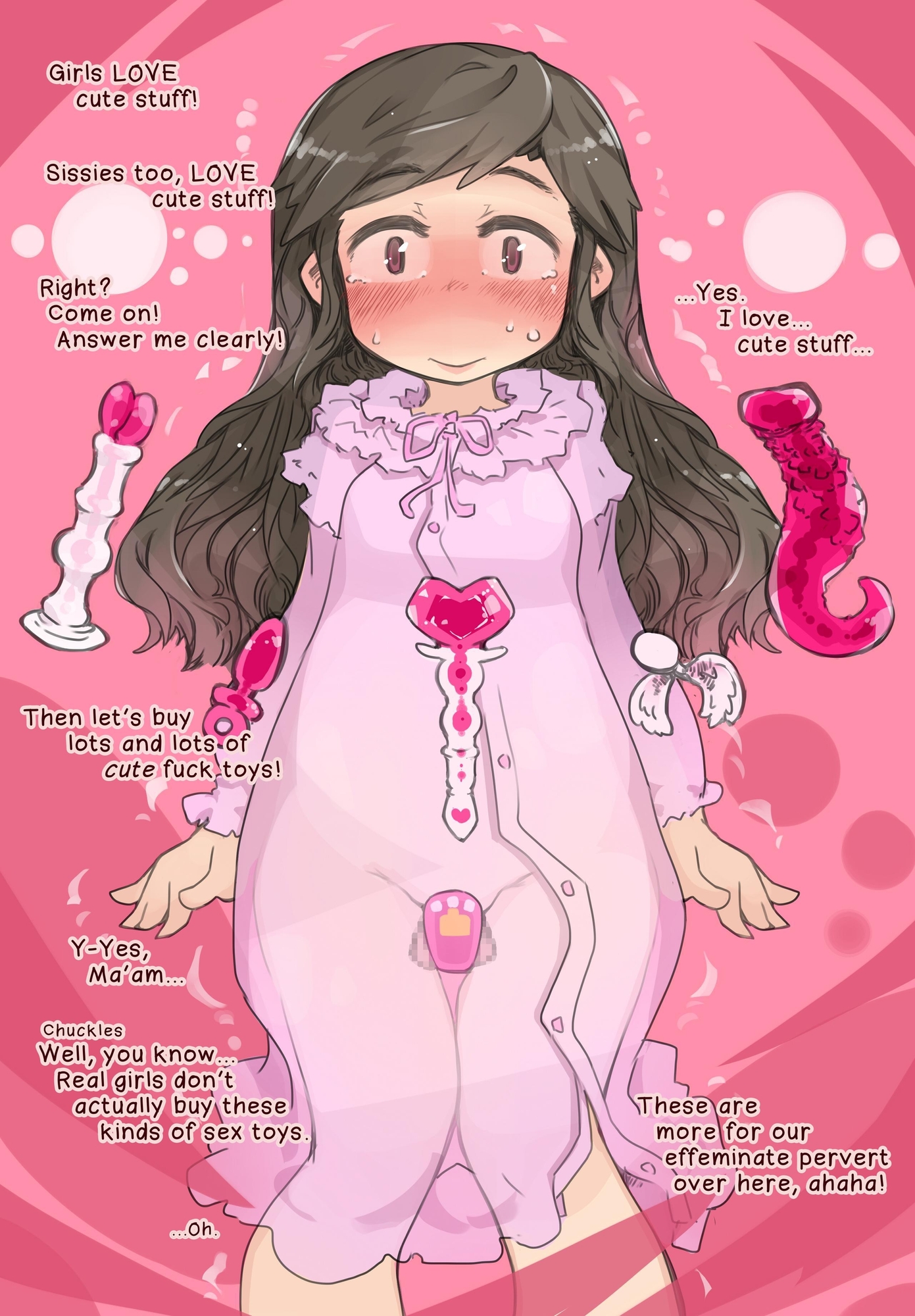 【英語版】『SISSYALACARTE8』～寝取られ男の娘、貞操帯管理メス化調教～