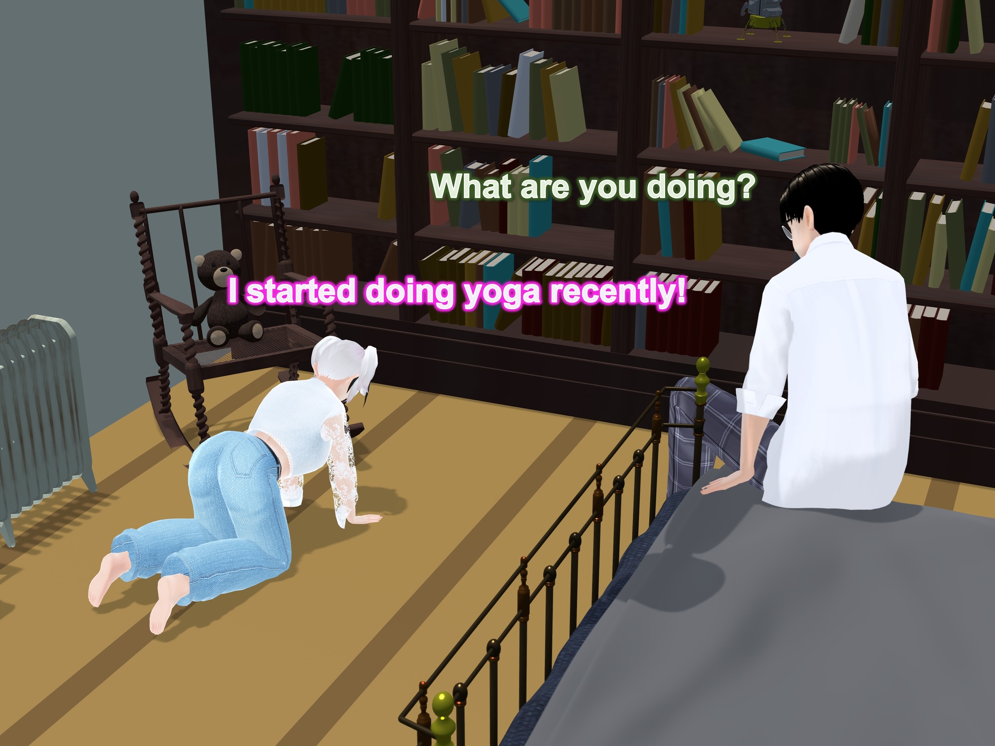 Outgrowing only girls, Overtake boys, Growth sound. Yoga Arc