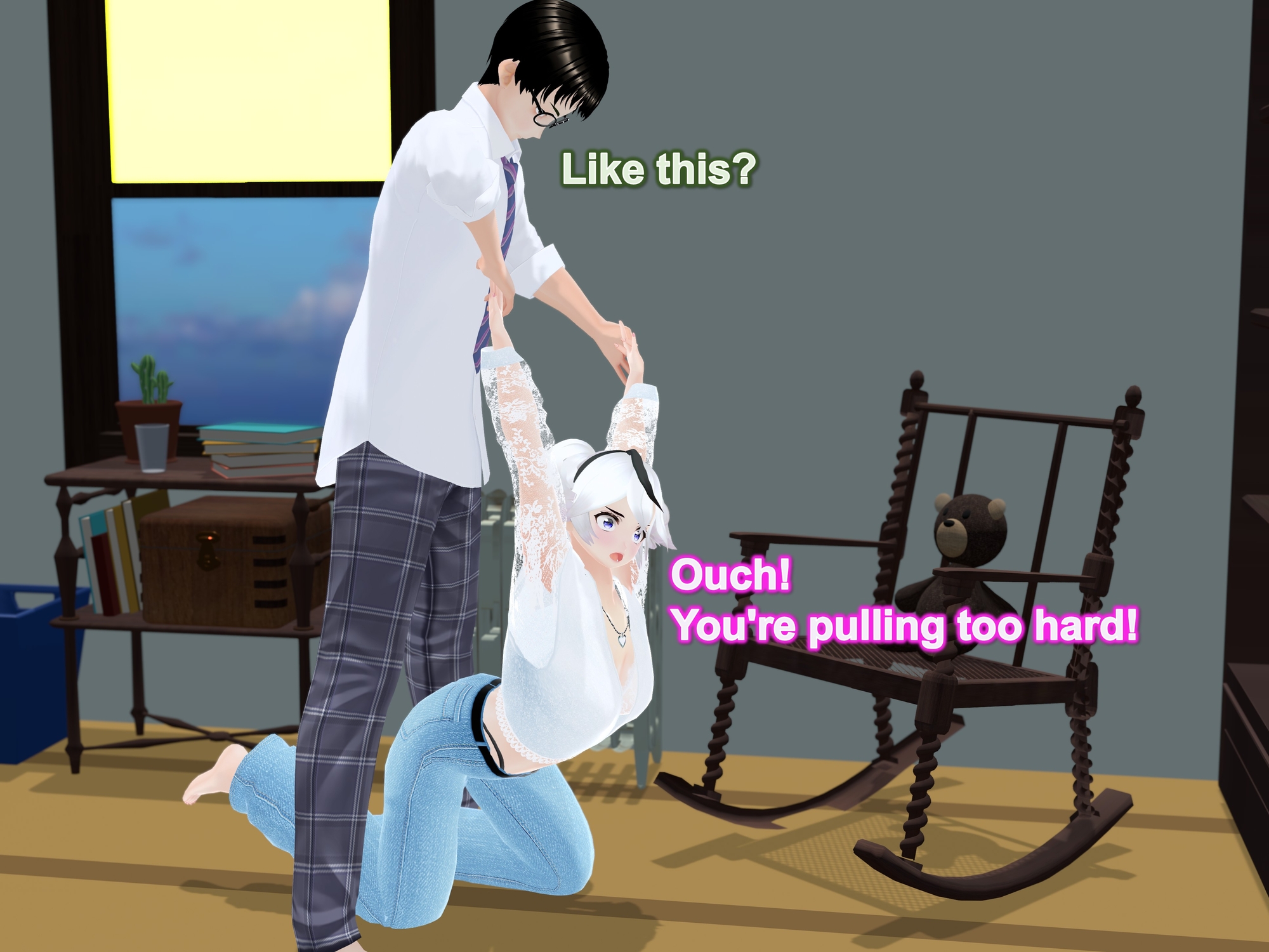 Outgrowing only girls, Overtake boys, Growth sound. Yoga Arc