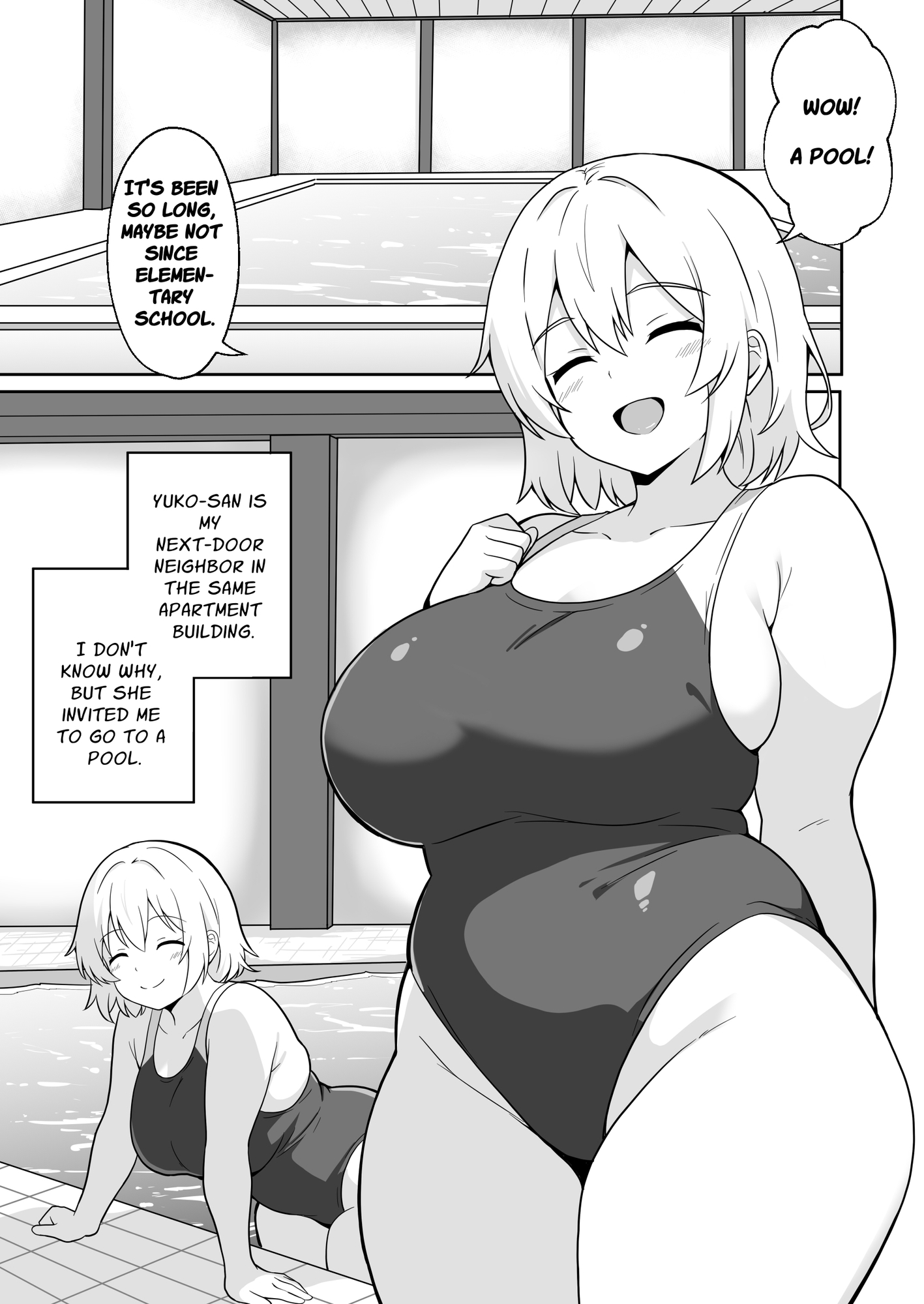 【英語版】アパートのお隣さんがヤらせてくれる話3