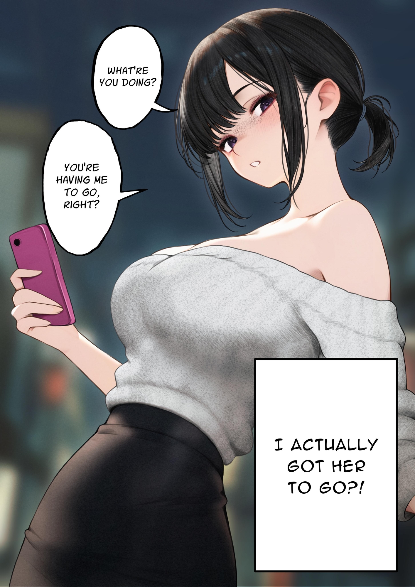 【英語版】クール系店員さんをお持ち帰りしちゃった話