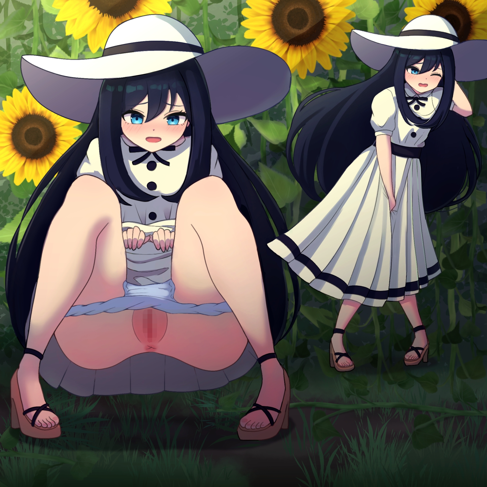 【スカトロ動画】夏の野外排泄～もう我慢できないっ！～