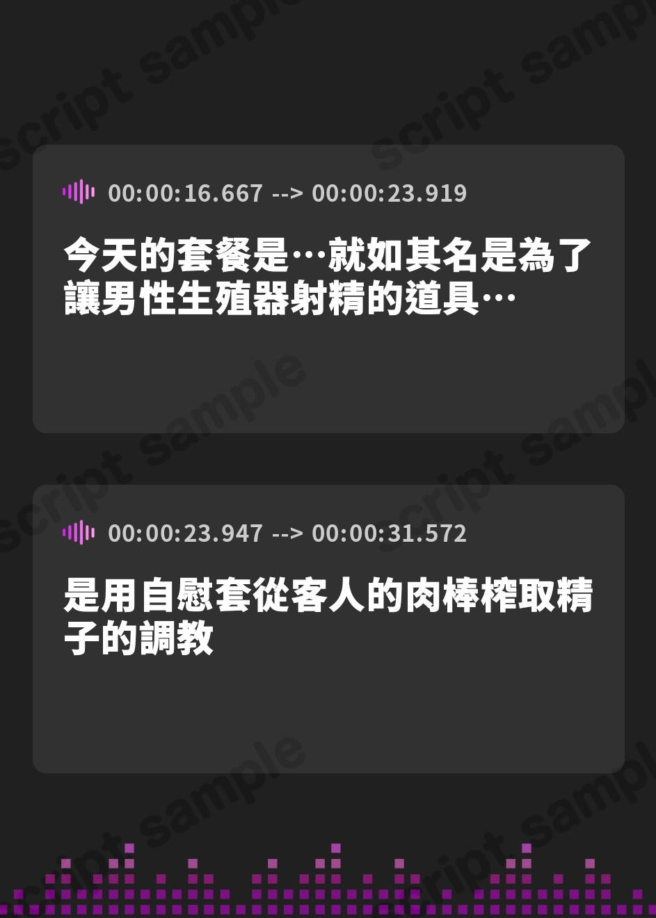 【繁体中文版】マゾヒストのためのオナホ責め調教