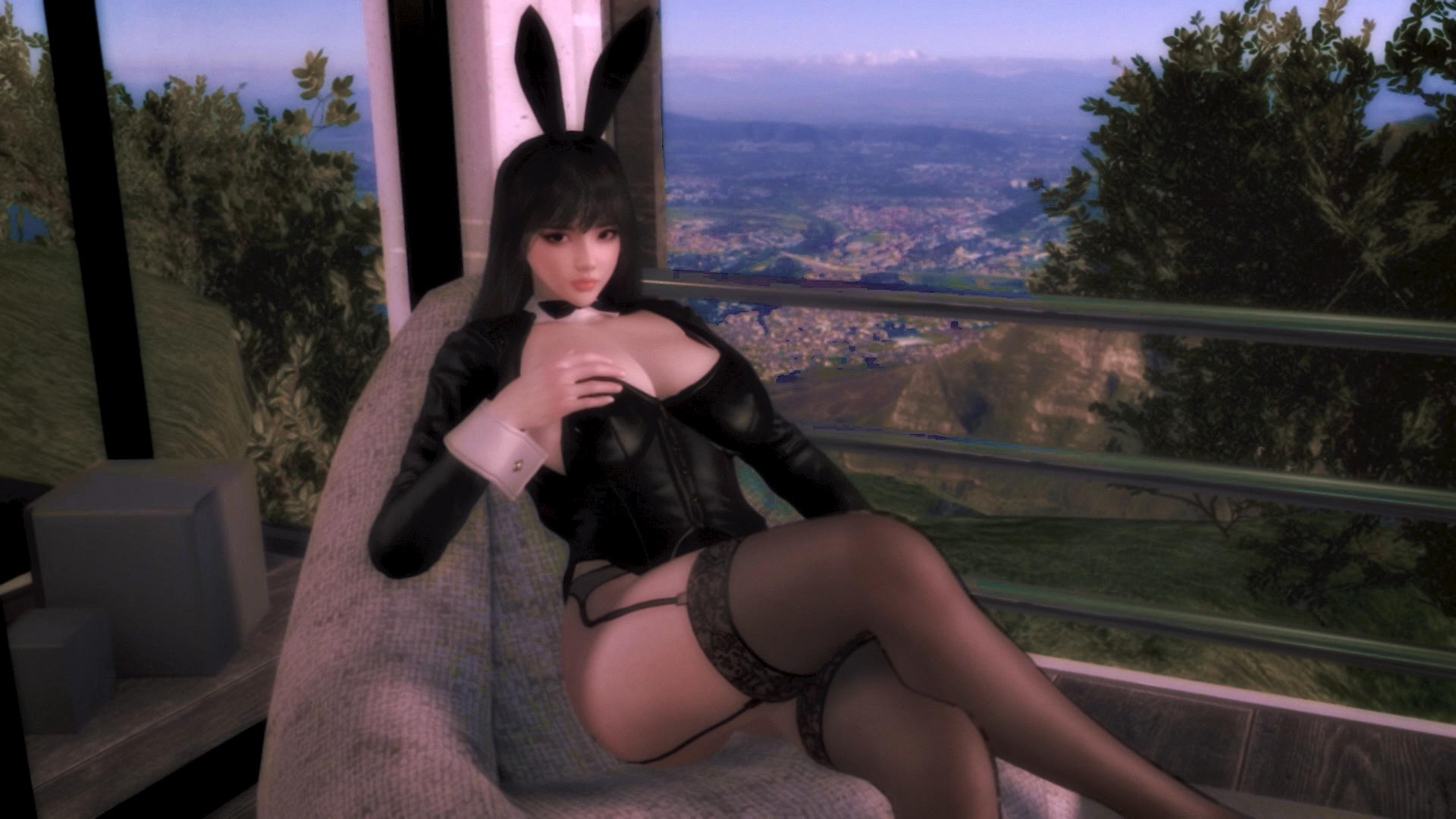 バニーコスでエッチしてくれる無表情彼女