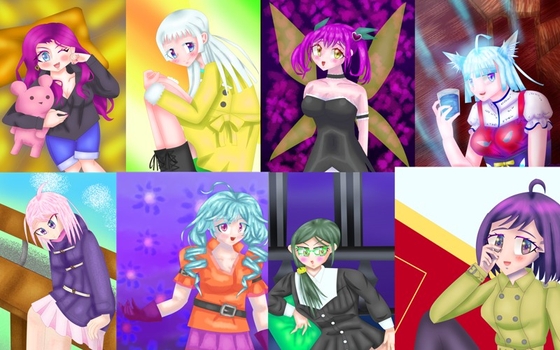 オリジナルイラスト集3から9のセット