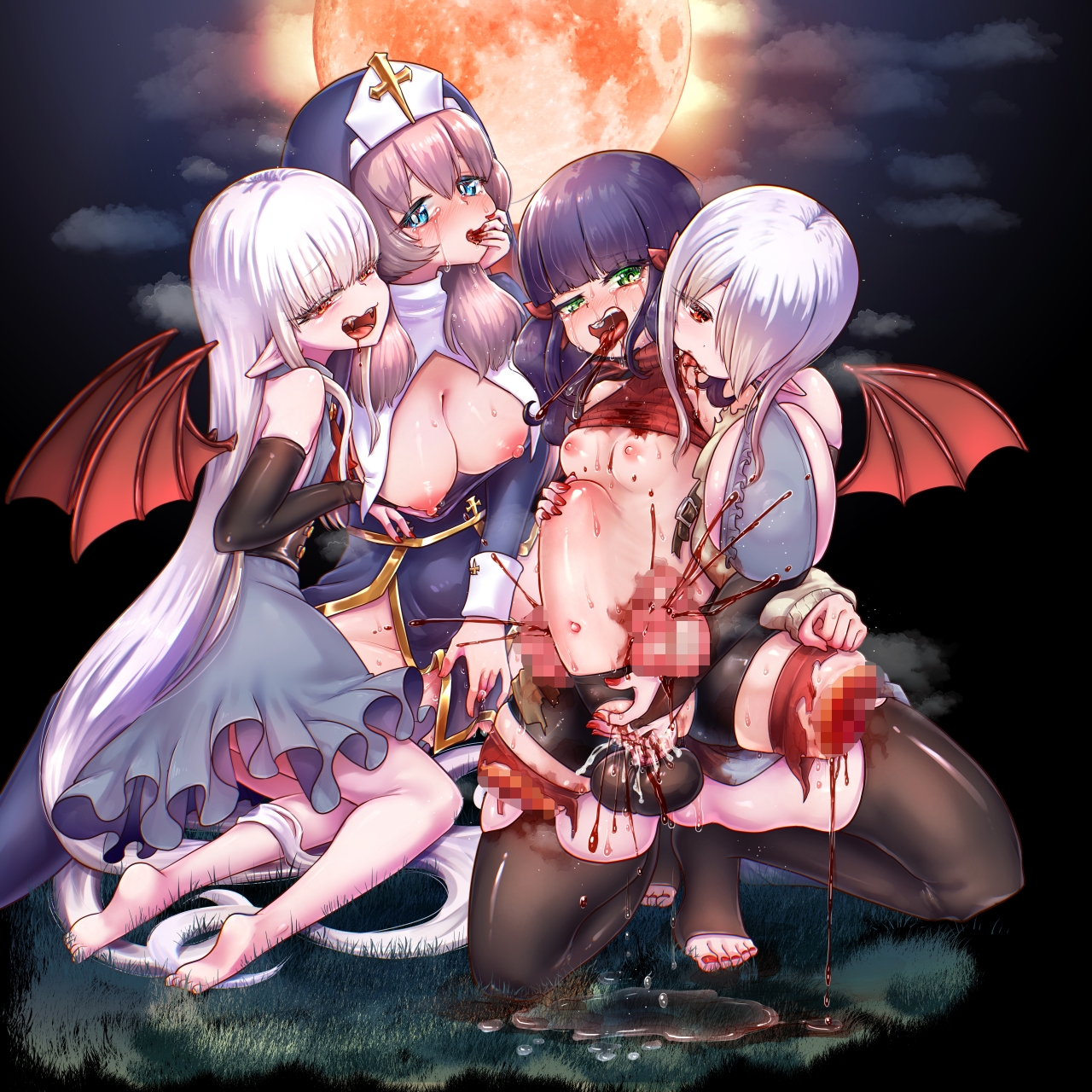 吸血姉妹の人間解体玩具