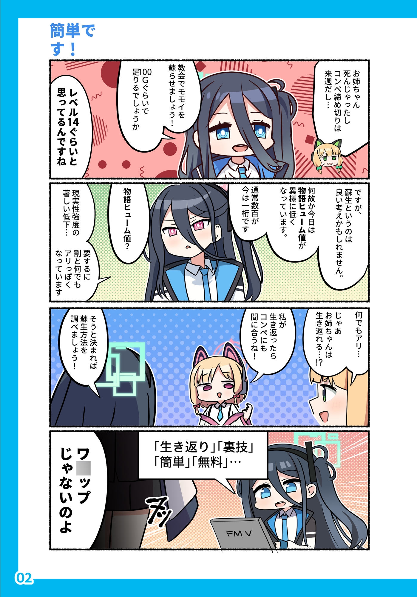 ブルーアーカ◯ブの超面白い4コマ