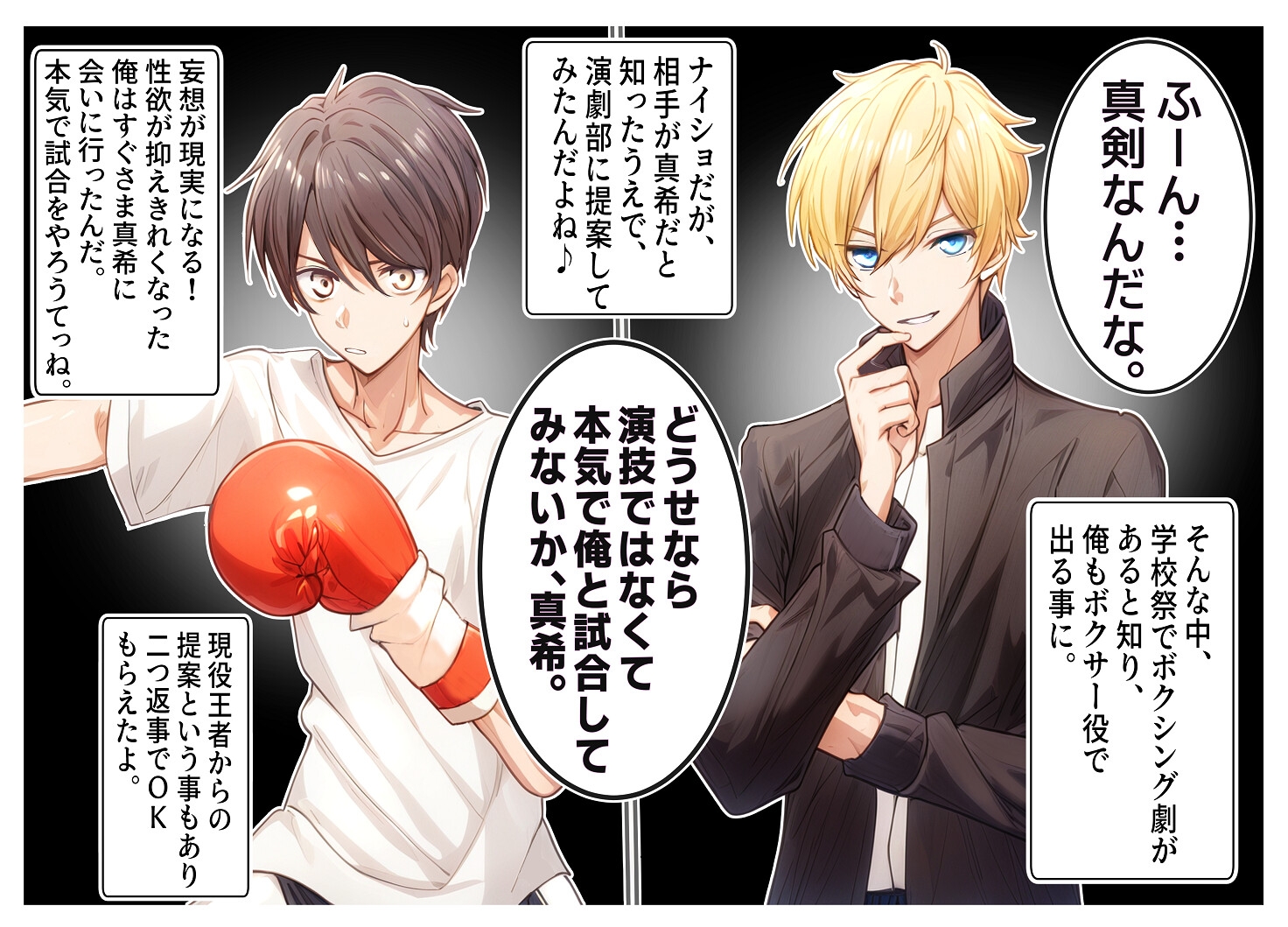 MOSOのススメ3・イラスト集 「大学で気になるモブっ子に試合で失神KOされる本」