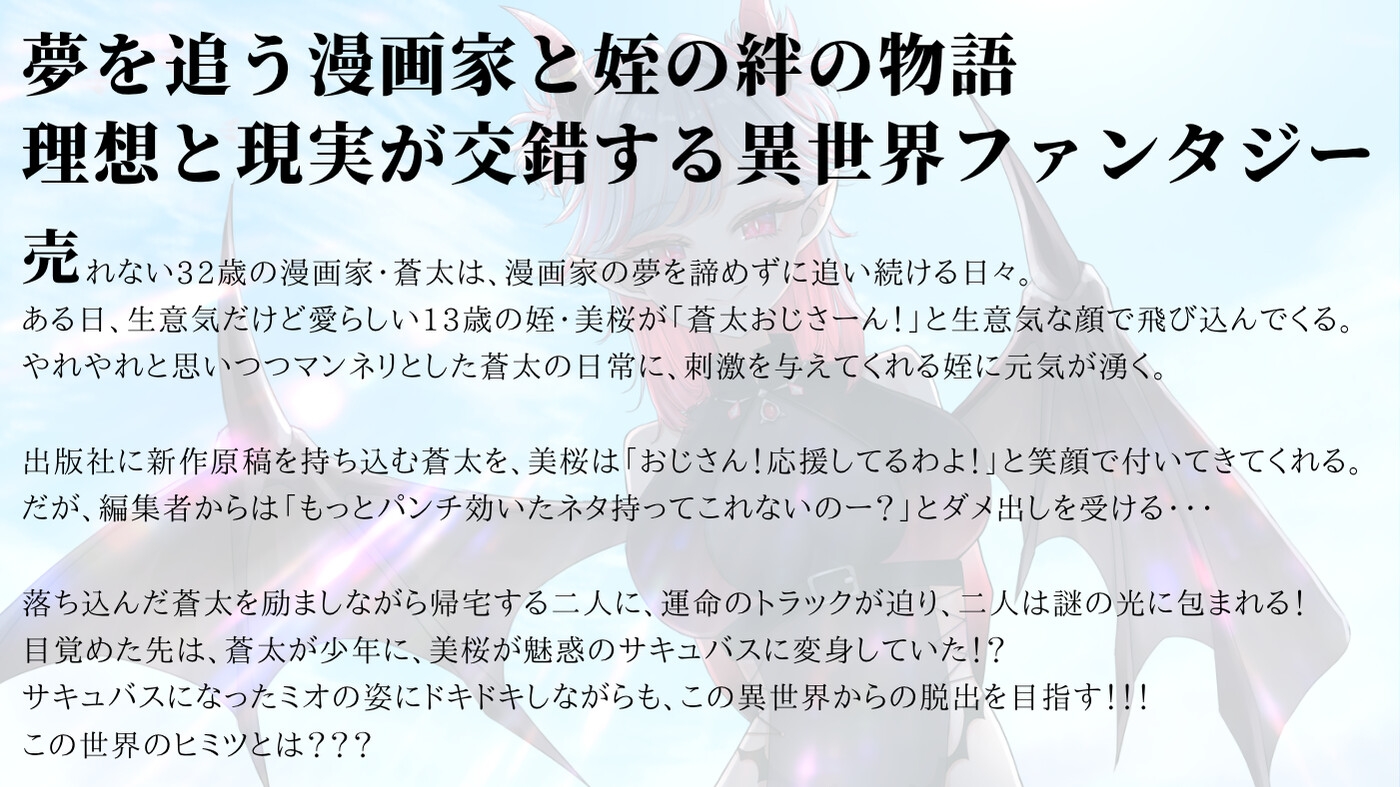 夢の続きは異世界で～サキュバスの姪が強すぎる！！～