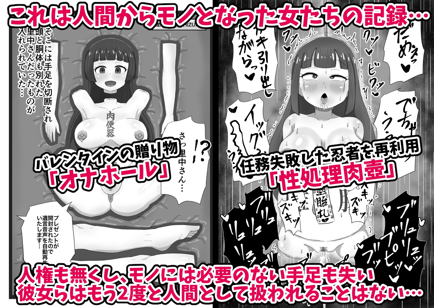 人間からモノになった女たち