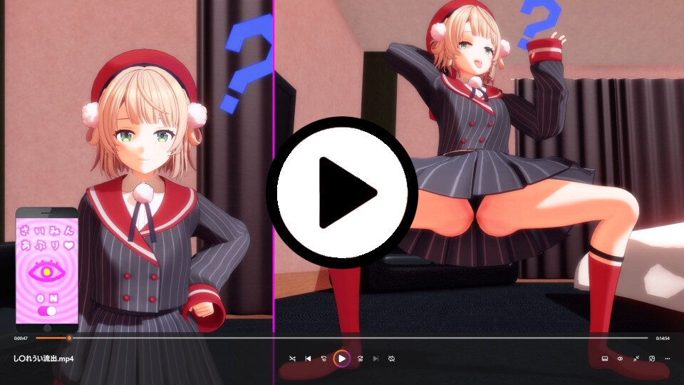 [MMD]う〇まま、催○術をかけられる。