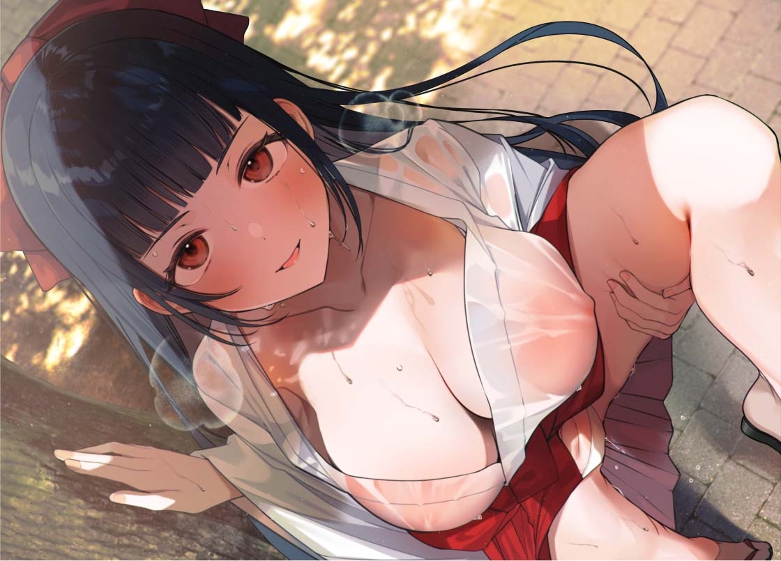 巫女ハメ密着汗だく夏交尾【フォーリーサウンド】