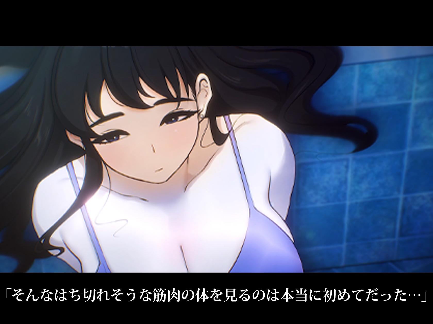 【Live2D】夏出張先で巨乳上司と新人が取引先と不倫3P性交